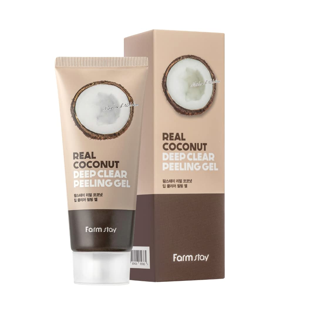 Farmstay real coconut deep clear peeling gel 100 ml