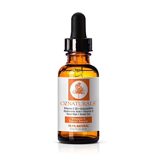 OZNaturals Vitamin C Serum For Face with Hyaluronic Acid 30ml