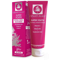 OZNaturals Pure Retinol Cream, Anti Wrinkle Anti Aging Retinol Night Cream 118ml