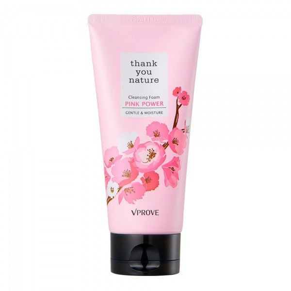 VPROVE Thank You Nature Pink Power Cleansing Foam 120ml