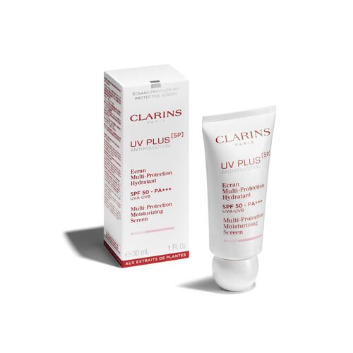 Clarins UV Plus [5P] Anti-Pollution Multi-Protection Moisturizing Screen SPF 50 Rose 30ml