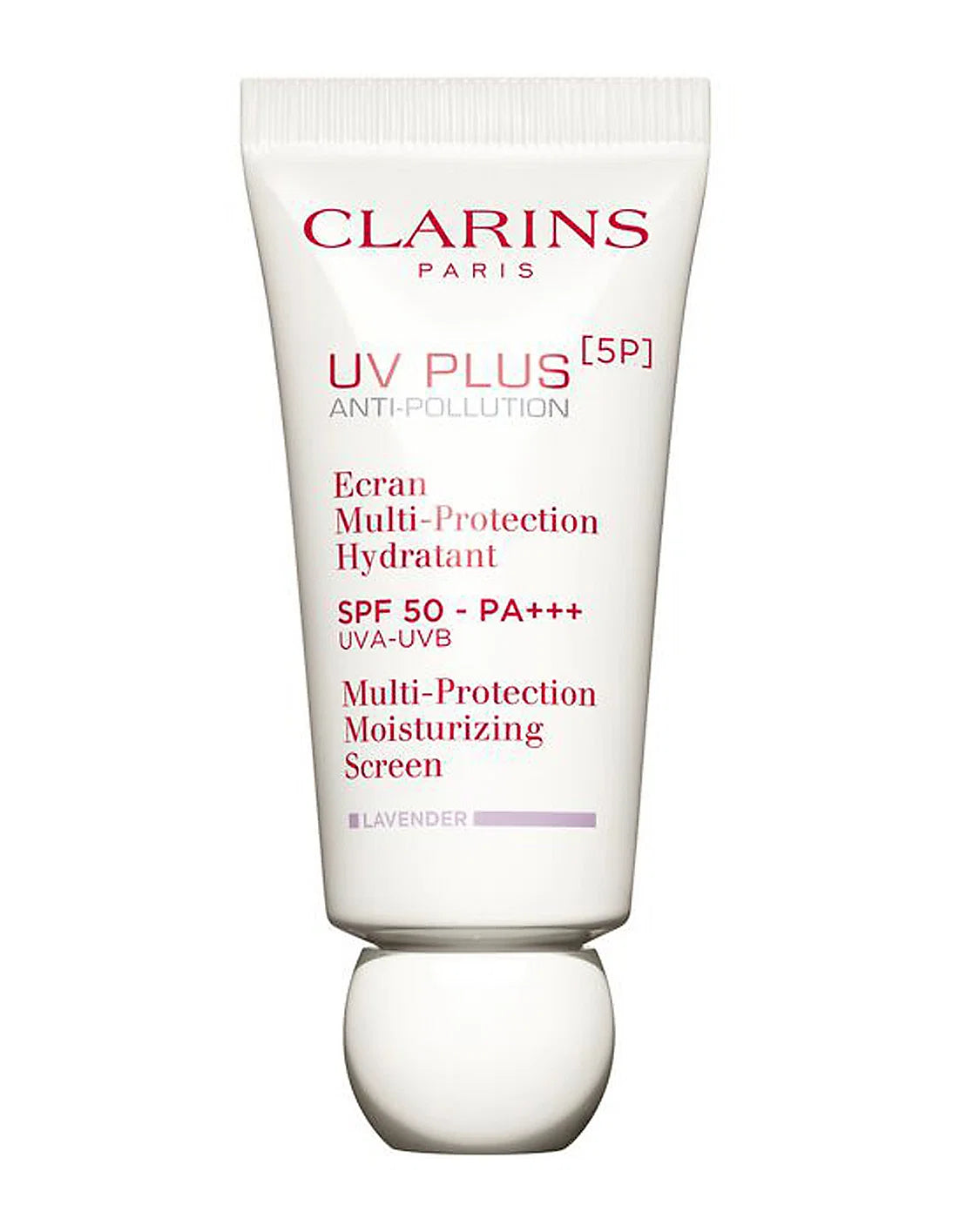 Clarins UV Plus [5P] Anti-Pollution Multi-Protection Moisturizing Screen SPF 50 Lavender 30ml