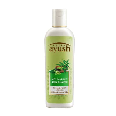 Lever Ayush Anti Dandruff Neem Shampoo (175 ml) saffronskins 