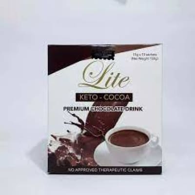 Lite Keto-Cocoa Premium Chocolate Drink 15g x 10 sachets