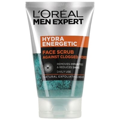 Loreal Men Expert Hydra Energetic Deep Exfoliating Face Scrub 100gm saffronskins 