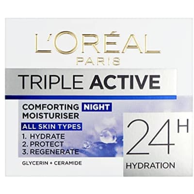 Loreal Triple Active Night Cream 50ml saffronskins 