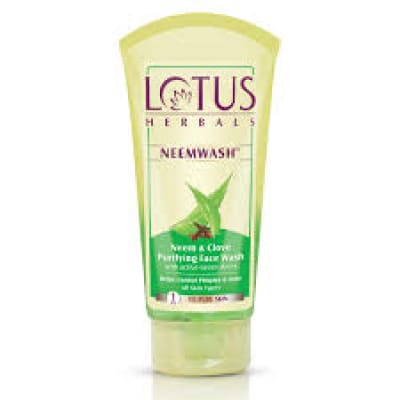 Lotus Herbals Neemwash Neem & Clove Purifying Face Wash With