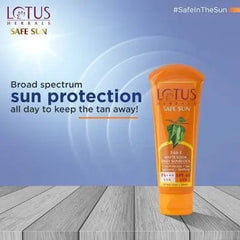 Lotus Safe Sun 3-in-1 Matte Look Daily Sunscreen SPF 40 100g saffronkart 
