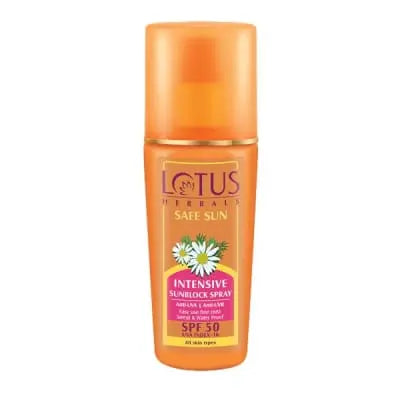 Lotus Safe Sun Intensive Sunscreen Spray SPF 50 UVA 80ml saffronkart 