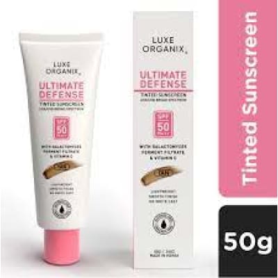 Luxe Organix Ultimate Defense Tinted Sunscreen Tan 50g