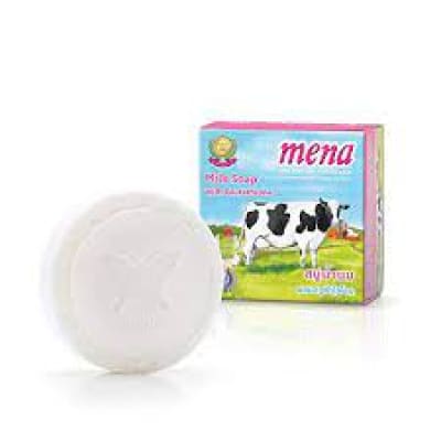Mena Milk Soap With Glutathione saffronskins.com 