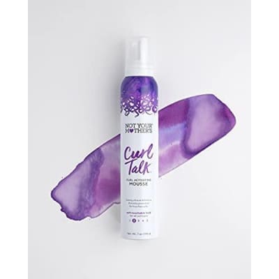 Not Your Mothers Curl Talk Curl Activating Mousse saffronskins.com™ 