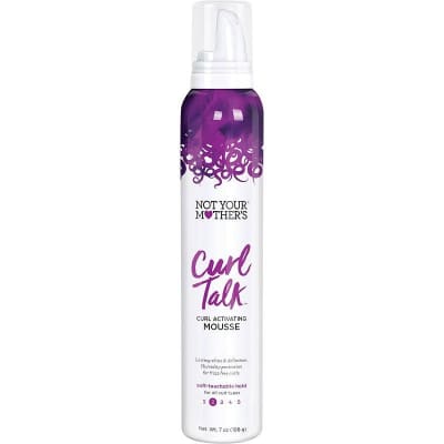 Not Your Mothers Curl Talk Curl Activating Mousse saffronskins.com™ 