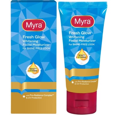 Myra Fresh Glow Whitening Facial Moisturizer 40ml saffronskins.com™ 
