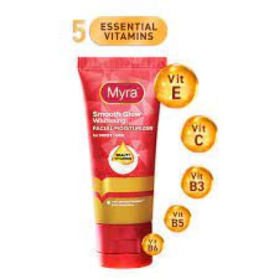 Myra Smooth Glow Whitening Facial Moisturizer 40ml saffronskins.com™ 