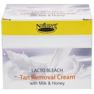 Nature's Essence Lacto Bleach Tan Removal Cream (50 g) saffronskins 