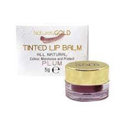 Nature’s Gold Tinted Lip Balm Plum 5g