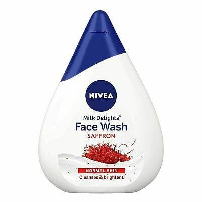 Nivea Face Wash Milk Delights Normal Skin Precious Saffron 100ml saffronskins 