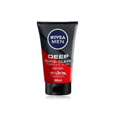 Nivea Men Deep Rapid Clear Pores & Oil Face Wash 100ml