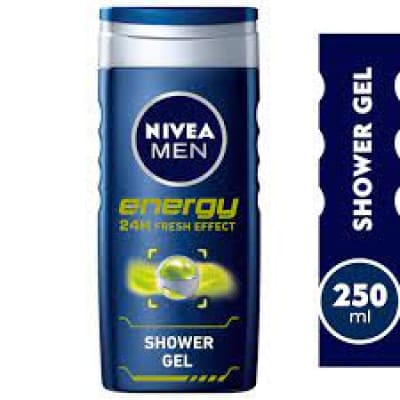 Nivea Men Energy 24H Fresh Effect Shower Gel 250ml saffronskins.com™ 