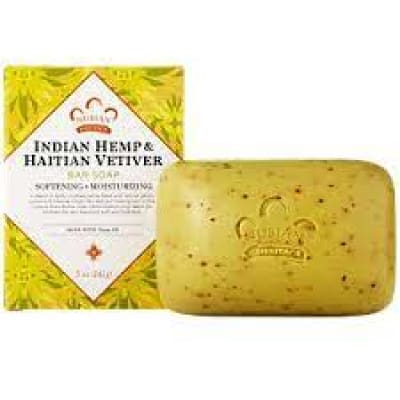Nubian Heritage Indian Hemp & Haitian Vetiver Bar Soap 142gm saffronskins.com™ 