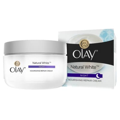 Olay Natural White Night 50gm saffronskins.com 