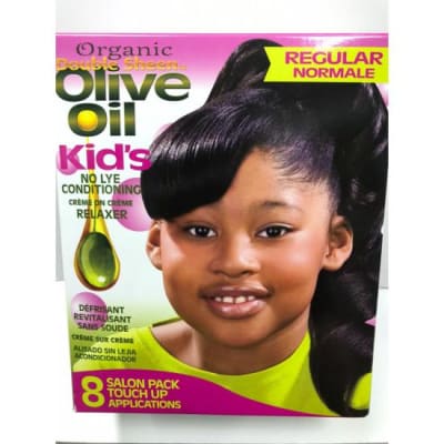 Organic Olive Oil Kids No Lye Conditioning Relaxer saffronskins.com™ 