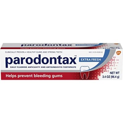 Parodontax Extra Fresh Toothpaste for Bleeding Gums, 3.4 Ounce saffronskins 