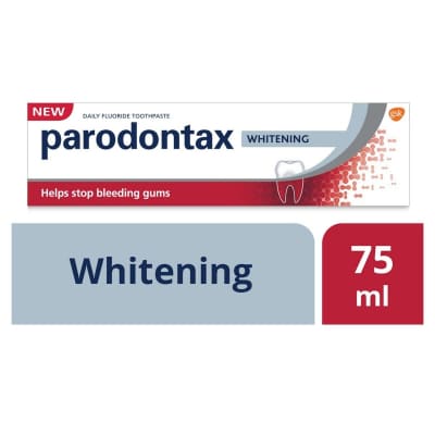 Parodontax whitening Toothpaste saffronskins 
