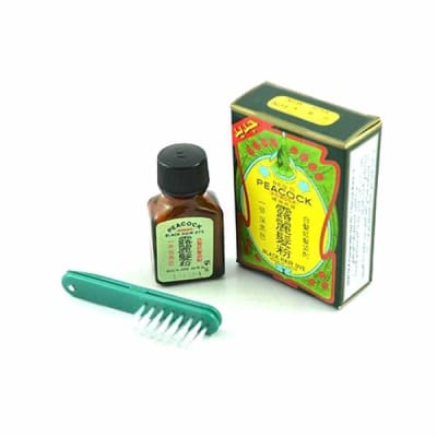 Peacock Powder Black Hair Dye 6gm saffronskins.com 