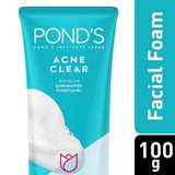 Pond's Acne Clear Facial Foam 100gm saffronskins.com 
