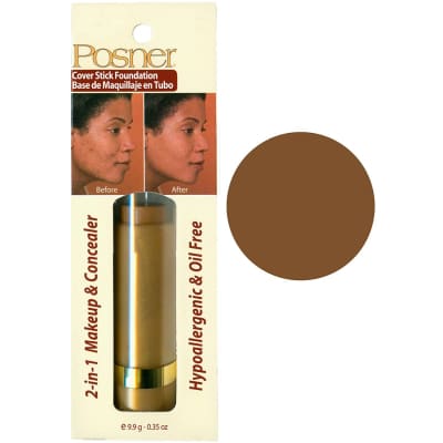 Posner Cover Stick Foundation Deep 0.35 oz saffronskins.com™ 