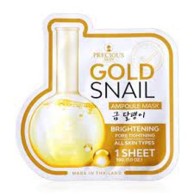 Precious Skin Gold Snail Ampoule Mask