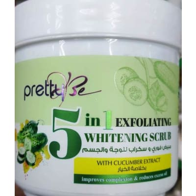 Pretty Be 5in1 Exfoliating Whitening Scrub with Cucumber 