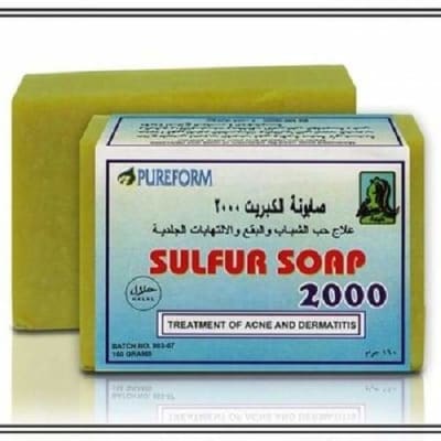 Pureform Sulfur Soap 2000 saffronskins.com 