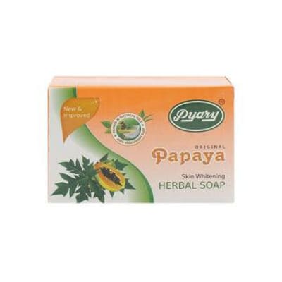 Pyary Papaya Herbal Soap saffronskins.com™ 