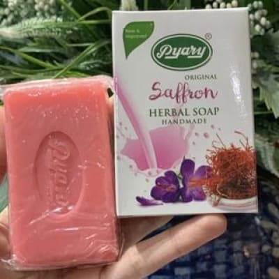 Pyary Safron Herbal Soap saffronskins.com™ 
