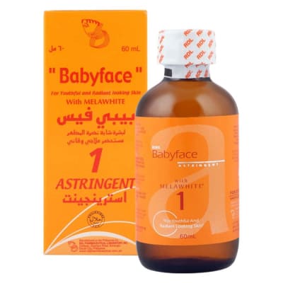 RDL Baby Face with Melawhite Astringent 1 (60ml) 100% Authentic) saffronskins.com 