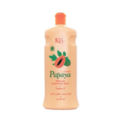 RDL Whitening Hand & Body Lotion With Papaya Extract 600ml saffronskins.com 