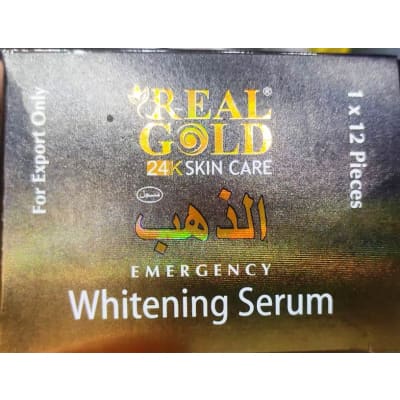 Real Gold Emergency Whitening Serum 3ml 1x12pcs