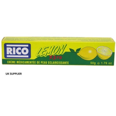 Rico Lemon Skin Lightening Complexion Cream Tube 50gm saffronskins.com™ 