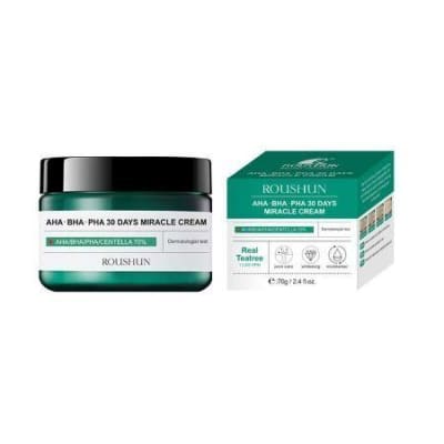 Roushun AHA BHA PHA 30 DAYS Miracle Real Tea Tree Cream 60gm saffronskins 