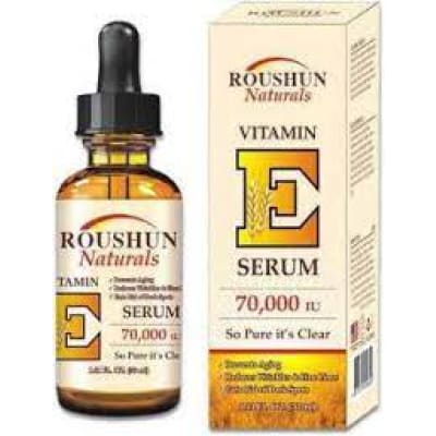 ROUSHUN Naturals Vitamin E Serum 70000 IU For Pure & Clear 
