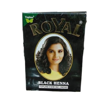 Royal Black Henna 60gm saffronskins.com 