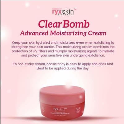 RYX Clear bomb Advanced Moisturizer Cream- DAY CREAM 10g