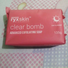 Ryx Skin Clear Bomb Advanced Exfoliating Soap 135gm saffronskins.com™ 