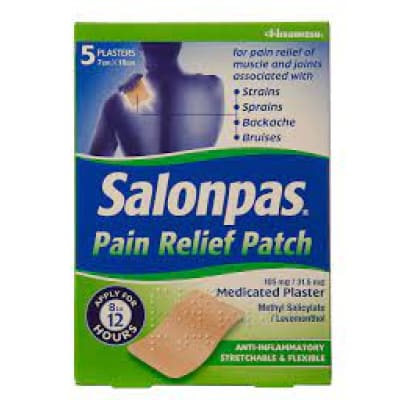 Salonpas Pain Relief 5 Patches