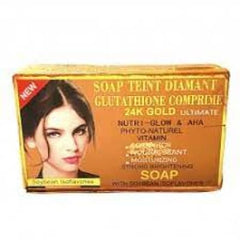 Savon Teint Diamant Glutathione Comprime 24K Gold Ultimate 