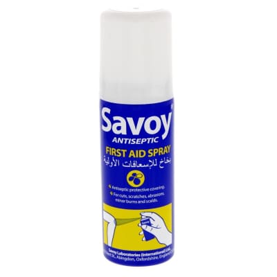 Savoy Antiseptic First Aid Spray 50ml saffronskins 