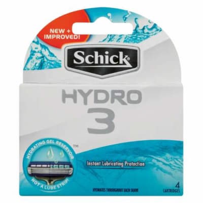 Schick HYDRO 3 (4 CARTRIDGES) saffronskins 